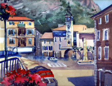 Aquarelle réalisée par Svetlana
