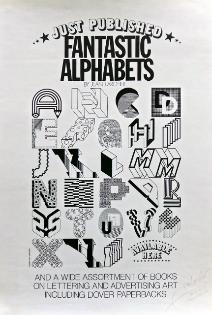Fantastic alphabets de Jean Larcher Fantastic alphabets de Jean Larcher