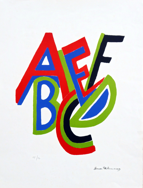 Affiche de Saunia Delaunay Affiche de Saunia Delaunay